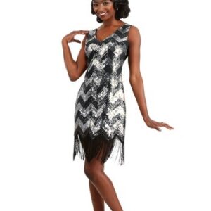 Women's Shimmer Flapper Costume