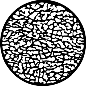 Wrinkles - Stock Gobo for Gobo Light Projectors - Choose your size!