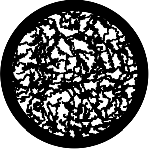 Yarn Breakup - Stock Gobo for Gobo Light Projectors - Choose your size!