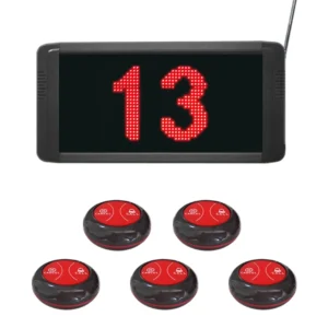 Ycall Customized Announcement Wireless Teller Queue Calling System for Banking Clients