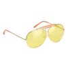 Yellow Aviator Glasses Accessory