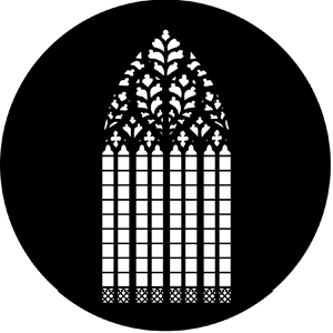 York Minster - Stock Gobo for Gobo Light Projectors - Choose your size!