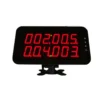 wireless queuing pager system waiter call 433.92mhz touch screen wireless calling receiver for restaurant service